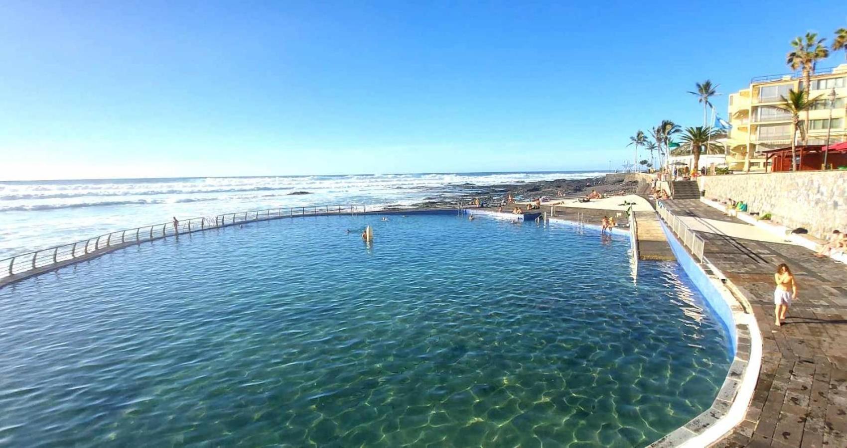Estudio Oceano Indico Con Piscina Y Mar Y Vistas Διαμέρισμα Σάντα Κρουζ Τενερίφης Εξωτερικό φωτογραφία